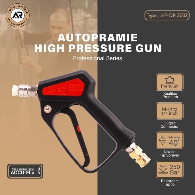 NEW HIGH PRESSURE GUN JET CLEANER QUICK RELEASE 250 BAR / QR AUTOPRAMIE AP-QR 2002 2807T