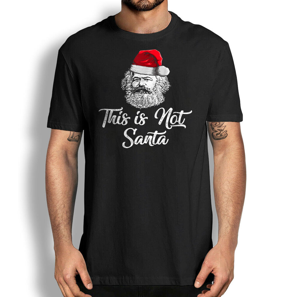 Ini Bukan Kaos Pria Santa Christmas Karl Marx