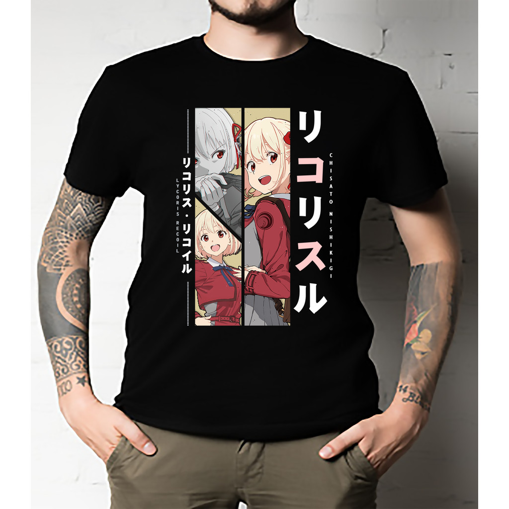 Kaos Klasik Lycoris Recoil Semua Ukuran