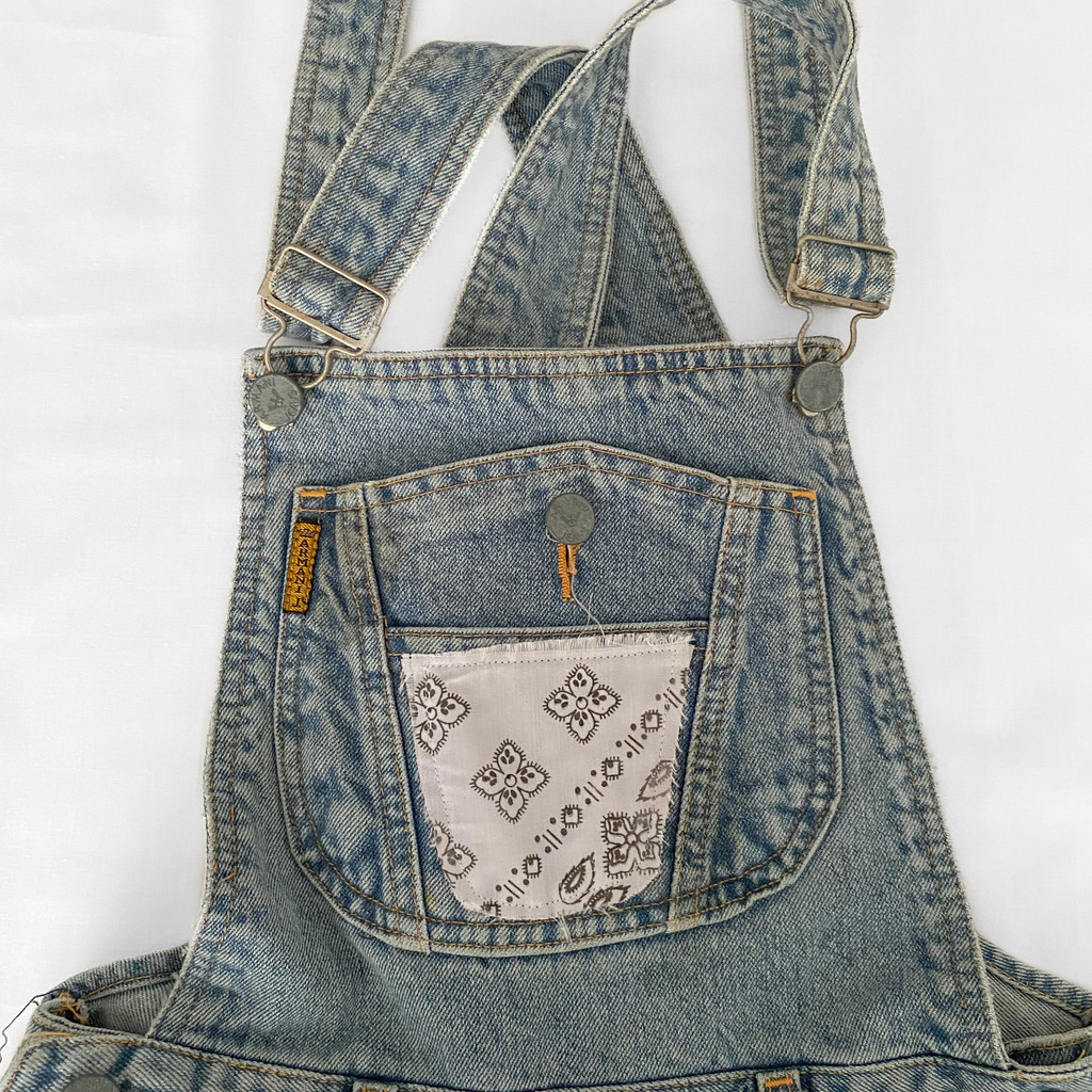 arm*ni jeans jumpsuit reworked