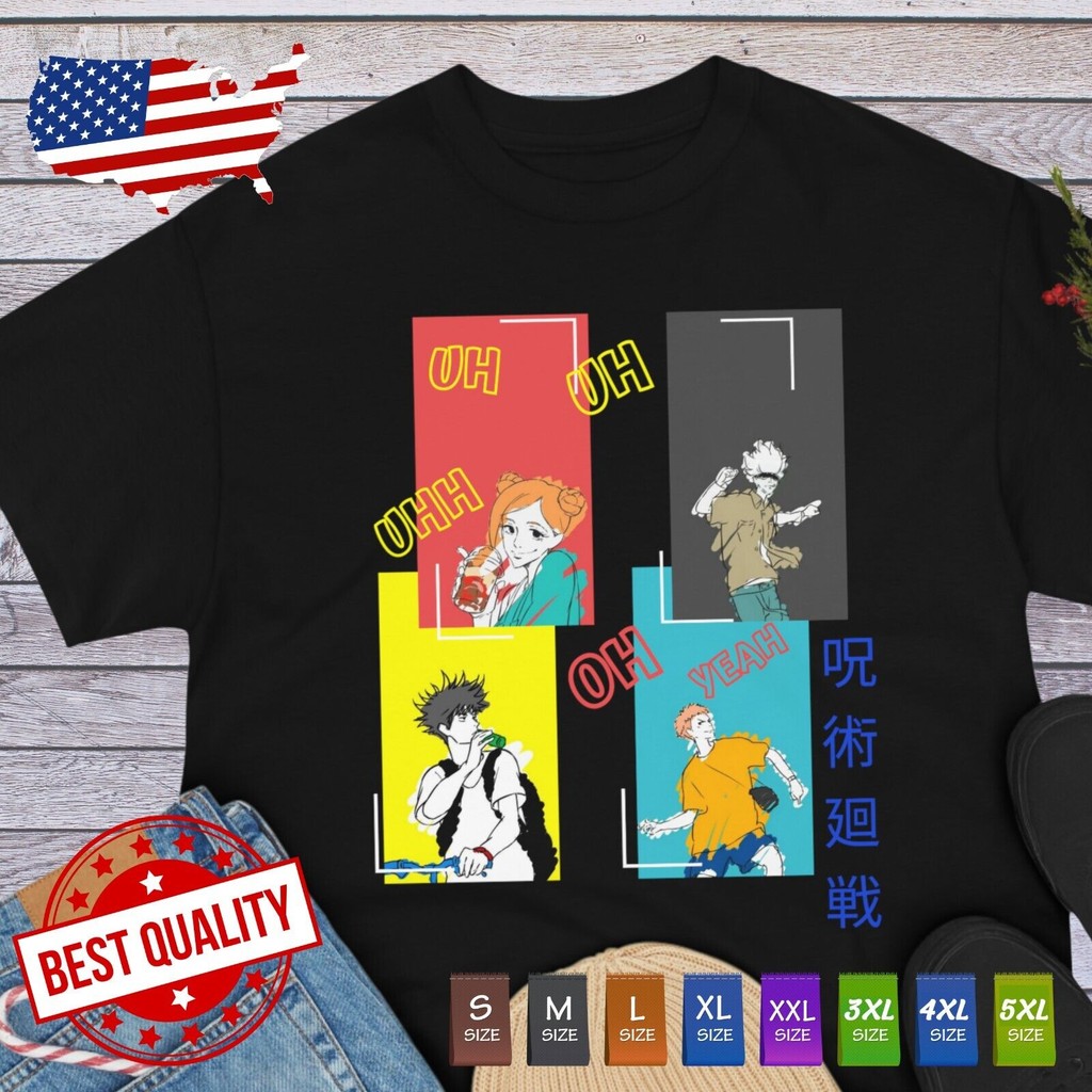 Jujutsu Kaisen Pakaian Anime Kawaii Kaus Jepang Manga Gojo Satoru Jjk