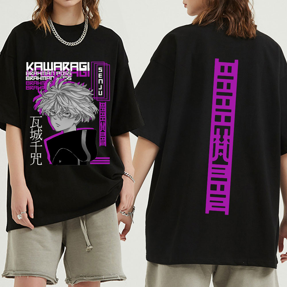 Kaos Anime Jepang Tokyo Revengers Kawaragi Senju Kaos Anime Grafis Kaos Pria