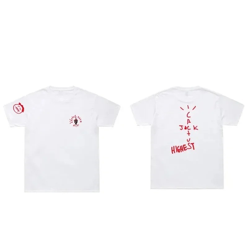 Kaos Huruf Cactus Jack Pakaian Jalanan Cactus Jack T Swag Murni