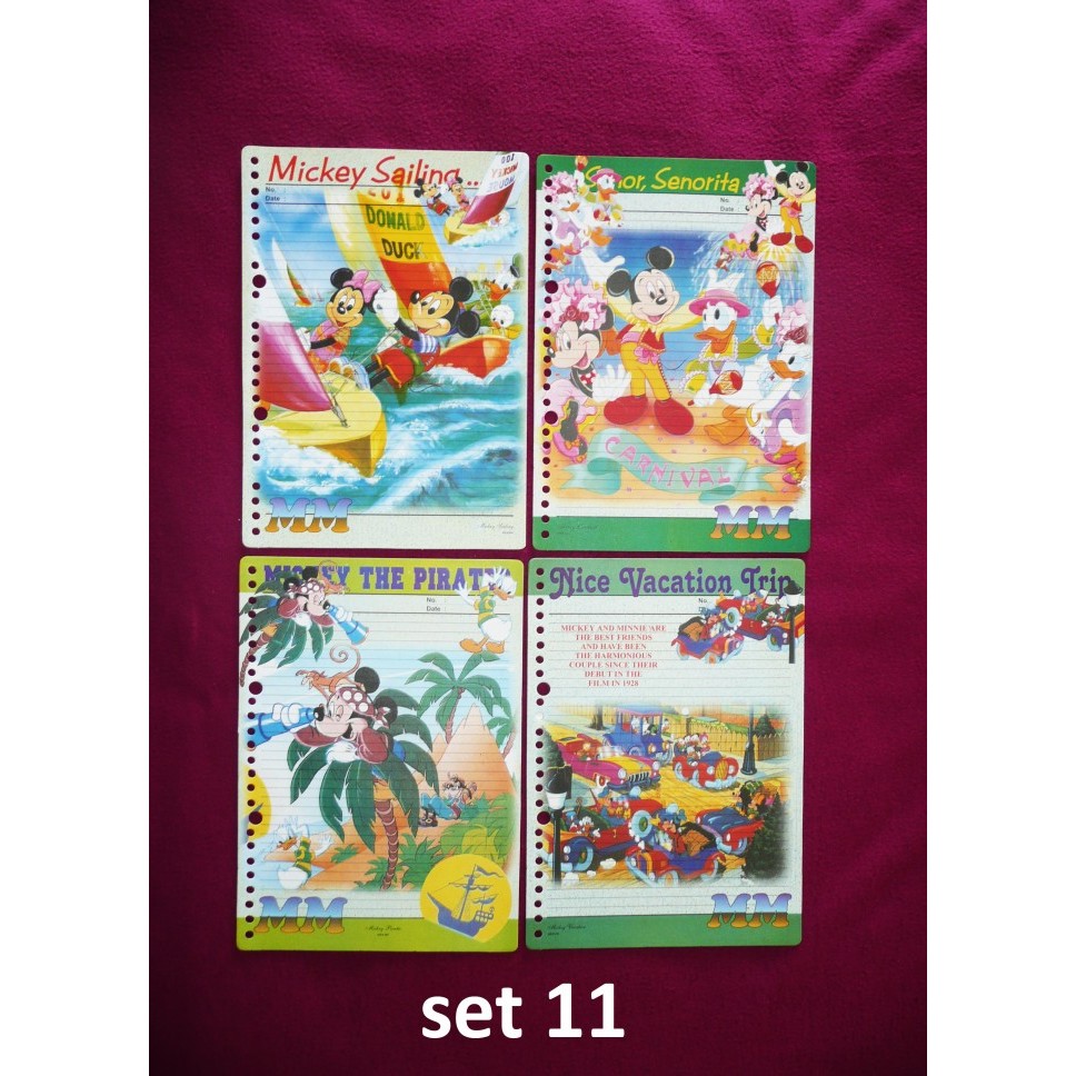 

Amberela - Loose Leaf/Kertas File/Kertas Binder Karakter Mickey Mouse 03