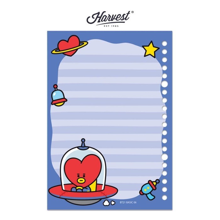 

Amberela - Harvest Bt21 Kertas Binder / Loose Leaf - Tata