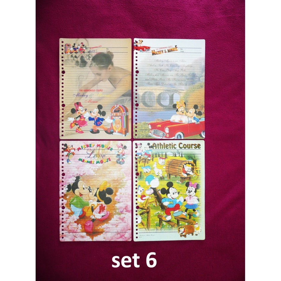 

Amberela - Loose Leaf/Kertas File/Kertas Binder Karakter Mickey Mouse 02