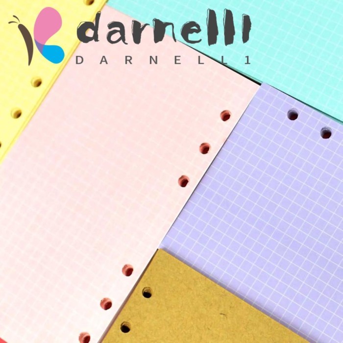

Amberela - Darnell1 40 Lembar Kertas Isi Ulang Binder A5 A6 Warna Ungu