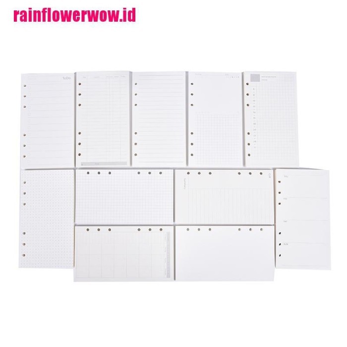 

Amberela - (Hot & Ready Stock) Kertas Binder Loose Leaf Ukuran A6
