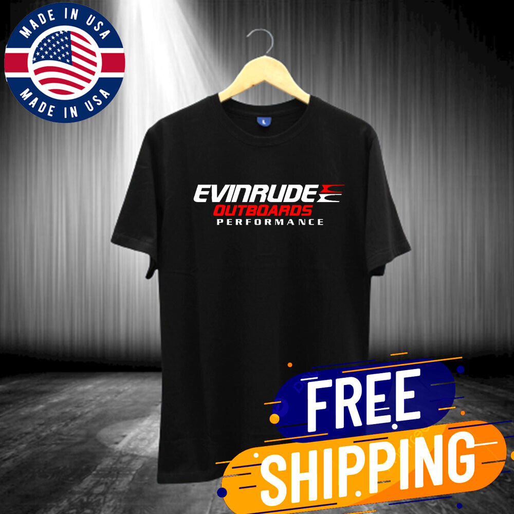 Kaos Logo Kinerja Tempel Evinrude Panas Pengiriman As