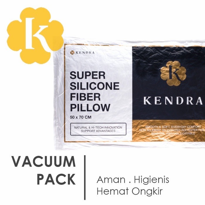 Hadian - Kendra Bantal / Bantal Kepala Silikon Super Silicone Fiber Pillow