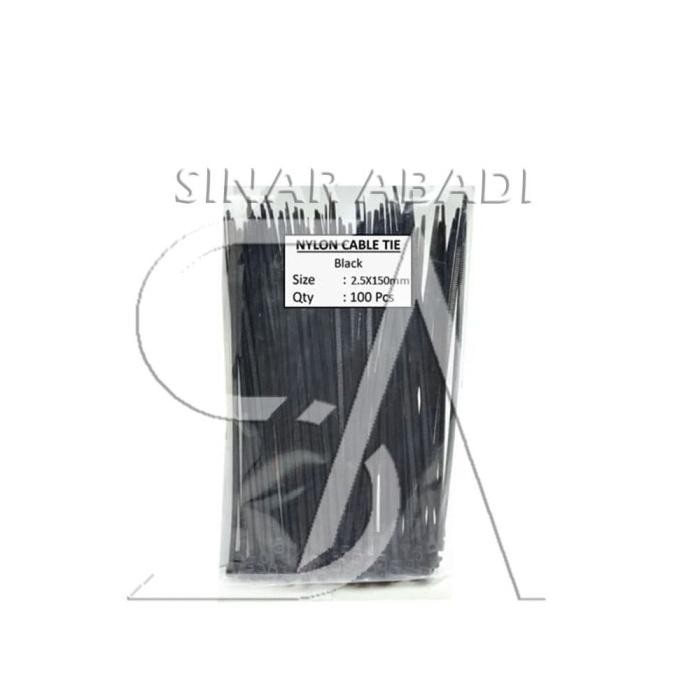 

Update KABEL TIES 2.5 X 150 MM HITAM - PENGIKAT KABEL TIS - CABLE TIE 100 PCS sina4bb Ayo Order