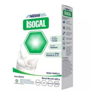 

SUSU NESTLE ISOCAL 400 GR VANILLA - PROTEIN, KALSIUM, VITAMIN & ZINK