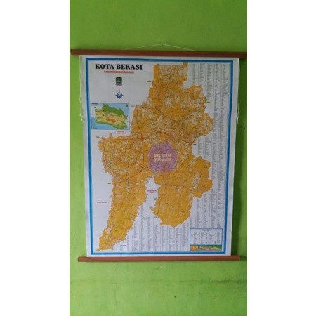 

Peta Kota Bekasi Kecil Bingkai