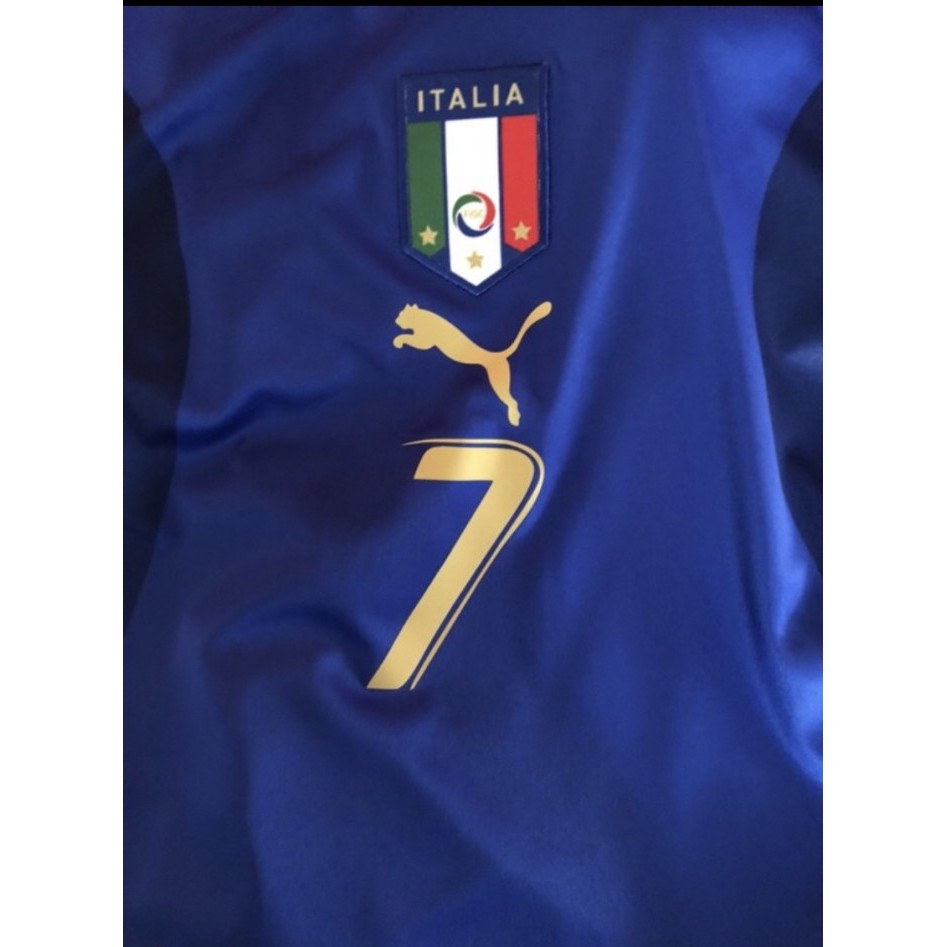 Italy 2006 World Cup Champions Jersey Full Nameset