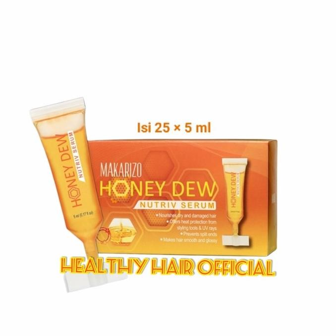 Makarizo Honey Dew Nutriv Serum 25 5 Ml - Vitamin Rambut Rusak Berkualitas