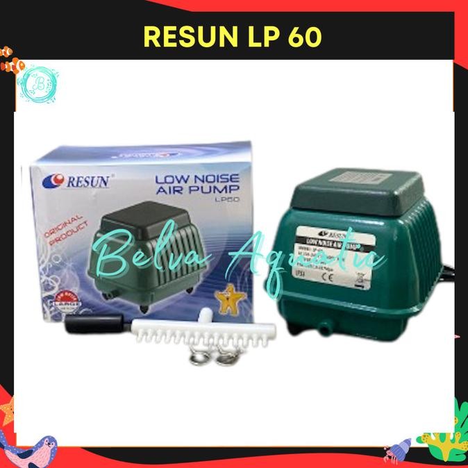 Resun LP-60 Pompa Udara Pompa Kolam Ikan Pompa Aquarium Air Pump Resun