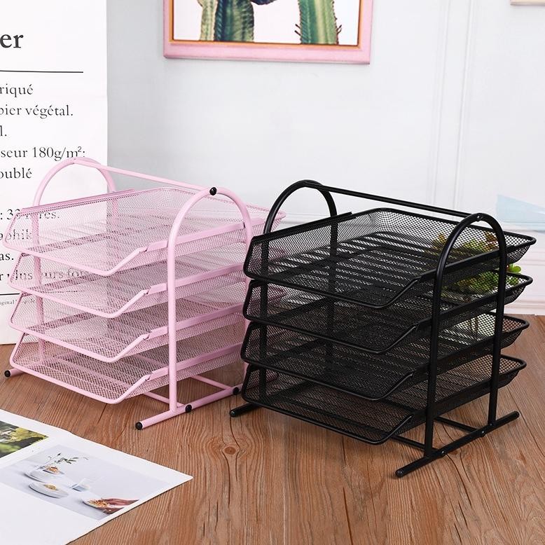 

VIRAL SHENAR, RAK DOKUMEN KERTAS 4 SUSUN / TEMPAT FILE DOKUMEN / LETTER TRAY / PAPER TRAY 4 SUSUN, SHENARCORNER168 QV21