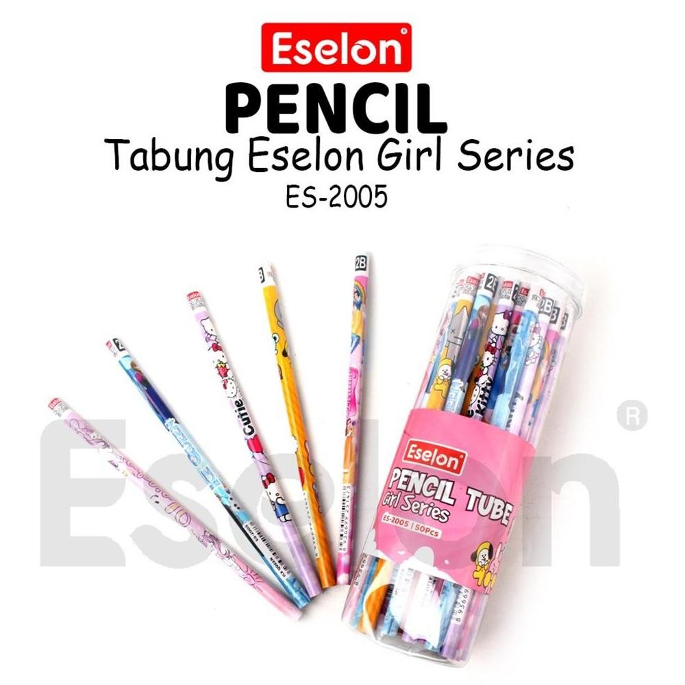 

ORIGINAL 50pcs Pensil Karakter Eselon / 1 Tabung Pensil 2B Karakter hj-77
