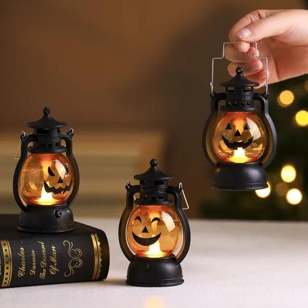 Termurah Lentera Halloween / Lentera Led Labu Dekorasi Halloween Berkualitas