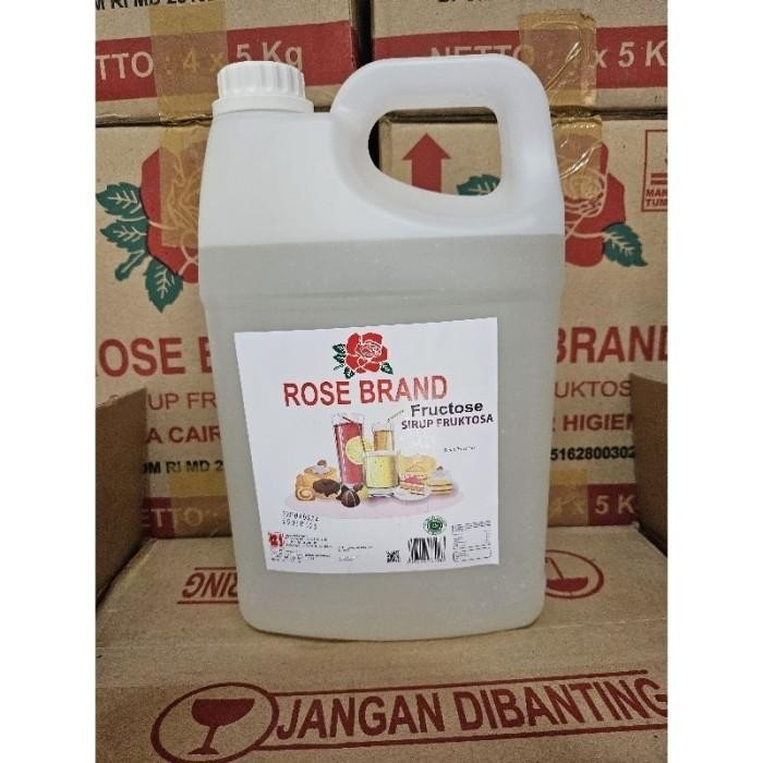 

ROSE BRAND Gula cair 5KG / Tangmi Simple syrup fructose Mixue 5L Sirup ORI Premium Murah