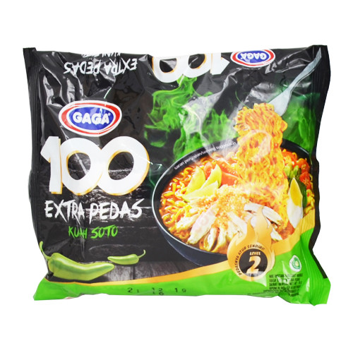 

GAGA MIE 100 KUAH EXTRA PEDAS SOTO - 017030