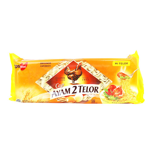 

MIE TELUR AYAM 2 TELOR BULAT 200 GR - 017022