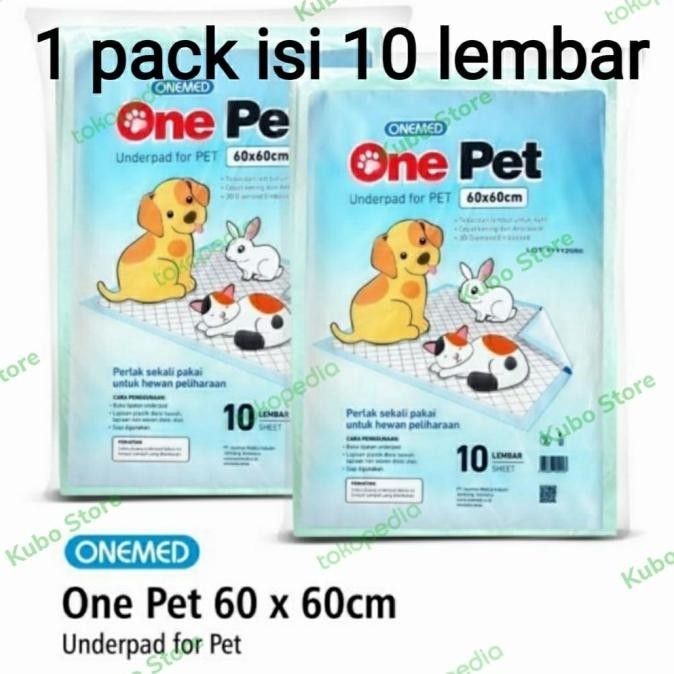 1 Dus Underpad Onepet 60X60 60 X 60 Onemed Alas Pipis