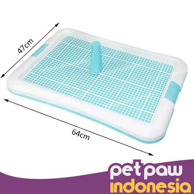 Pet Toilet - Poop Pee Tray Anjing Kucing Hewan Jantan Betina Large