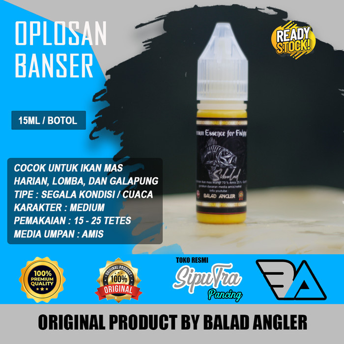 Ready essen oplosan ikan mas banana sereh ( BANSER ) original sibalad 15 ml