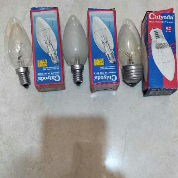 Murah (3) Lampu Jantung Besar/ candle/e14 untuk lampu hias pijar chiyoda ekosss Berkualitas