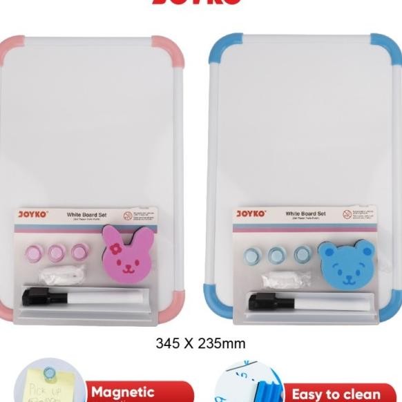 

Joyko Whiteboard Set Wbs-160Co Papan Tulis Anak Lengkap Magnet Wbs 160