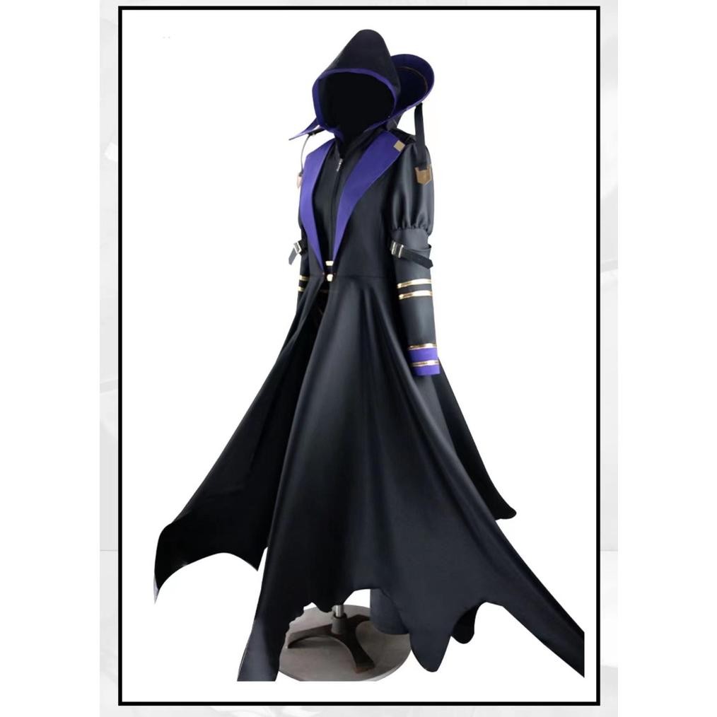 MURAH Anime The Eminence In Shadow Shadow Cosplay Costume Men's Shadow Black Outfits for Halloween S