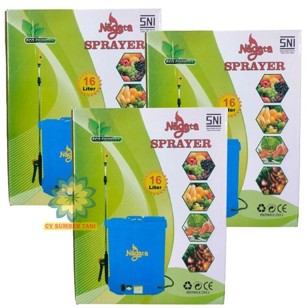 Diskon Super Nagata Sprayer Gendong Elektrik Kapasitas 16 Liter Alat Semprot Kebun Dg-78