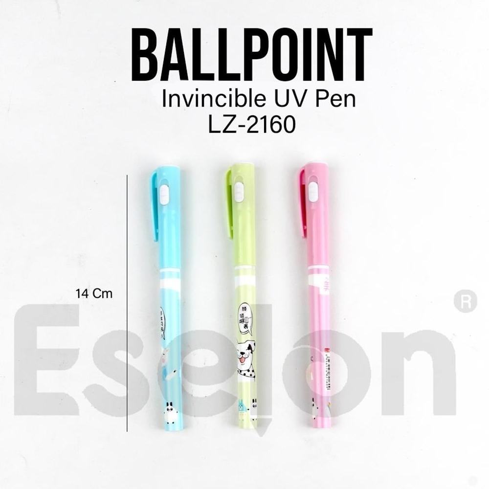 

fb-4 [MaxMart] 12pcs Pulpen Lampu Ajaib 2160 / Invisible Pen Senter UV 2160 Terlaris