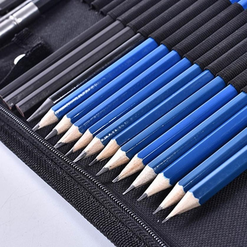 

Um57 33PCS/Set Sketch Pensil Pensil Pisau Penghapus Dan Pensil Gambar Untuk Keperluan Sekolah Pencil Set Viral