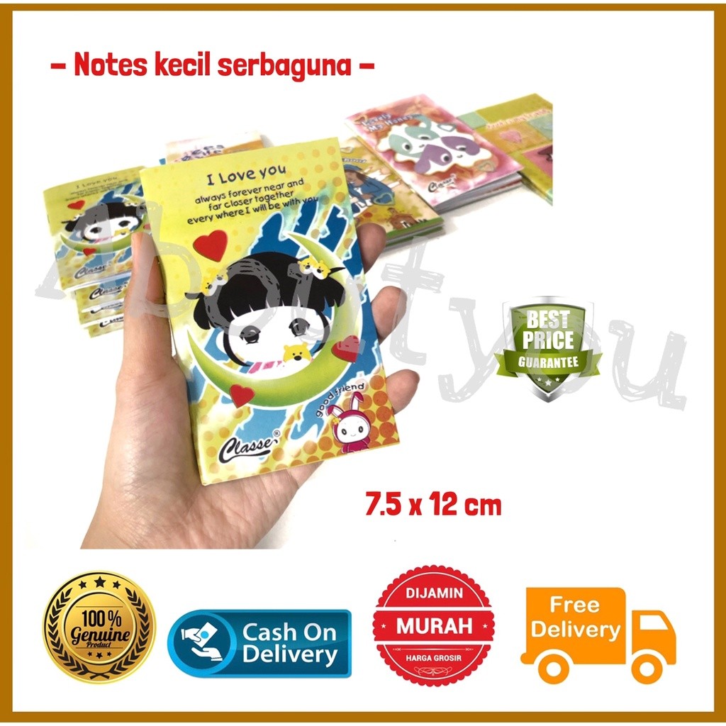 

Buku NOTES Kecil Buku Tulis Serbaguna Note Book Mini Buku Memo Murah