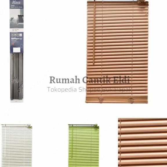 Ace Kris Tirai Gulung Pvc Venetian Blind / Lipat / Gorden