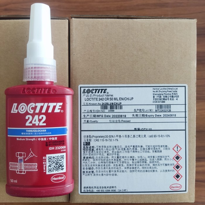 ORIGINAL LOCTITE LEM BAUT 242 242/242,242-242_242 50GRAM 50ML