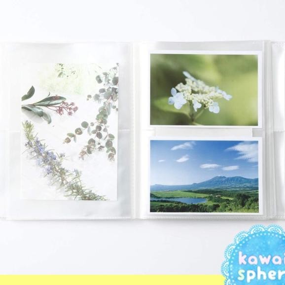 Muji Photo Album / Postcard Holder, 264 Poets, Double Sided Type