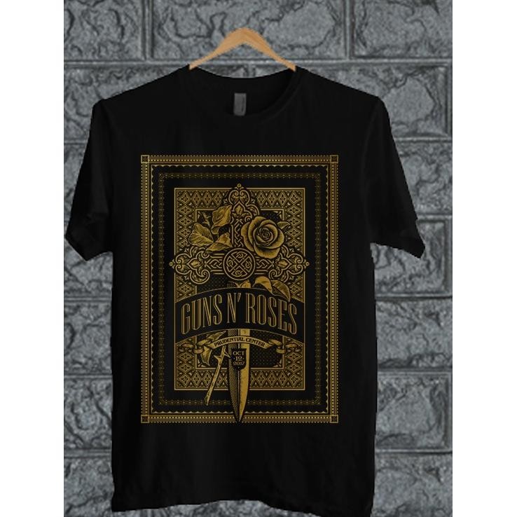 Promo Kaos Guns Roses Gnr T-Shirt Musik Rock Gnr