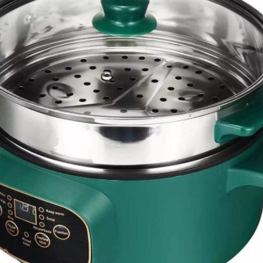 3.2L Panci Listrik Serbaguna 26Cm/Bc899 Smart Pan Timer Setting Panci