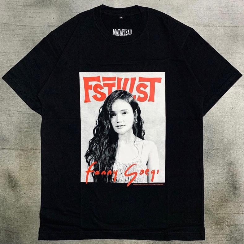 T-Shirt Fstvlst X Fanny Soegi Enam Masa Black & White Bahan Cotton Combad 24.S