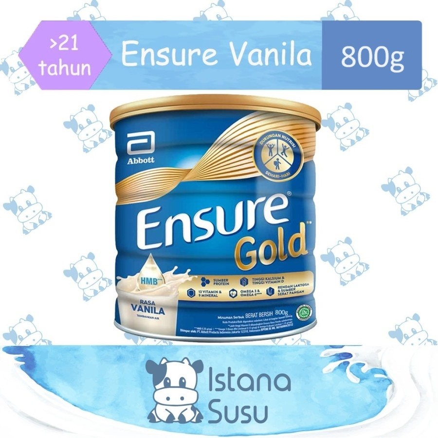 

Ensure Gold Vanila Cokelat 400g / 800g