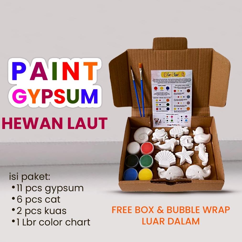 

Flash Sale Paket Lukis Gypsum Set Melukis Anak Lengkap Diy Mainan Mewarnai Patung Gypsum Dengan Box Cat Air Acrylic Watercolor Paint Kuas Lukis Grosir