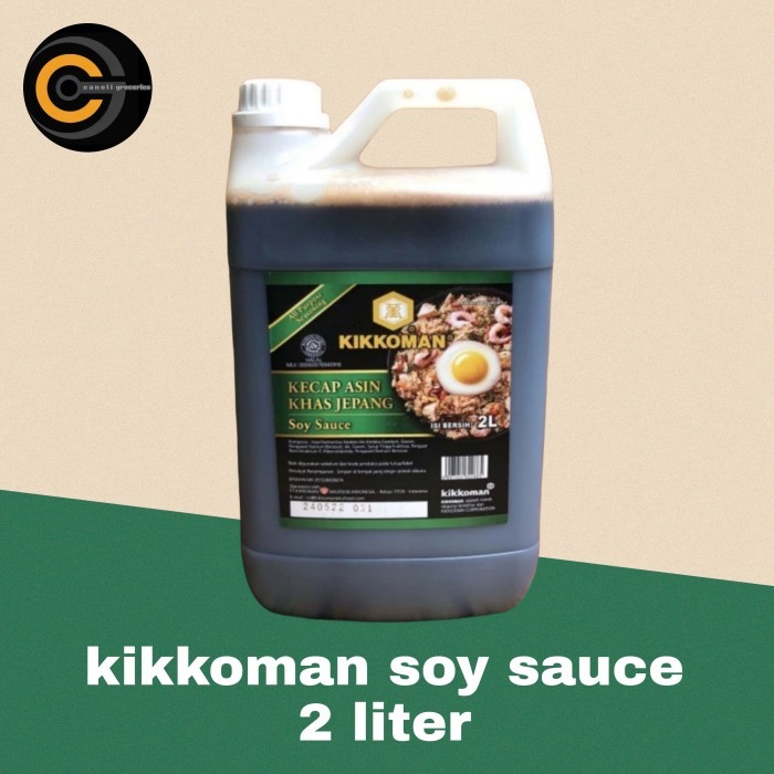 

Kikkoman Soy Sauce 2 Liter / Shoyu 2Lt / Kecap Asin Jepang