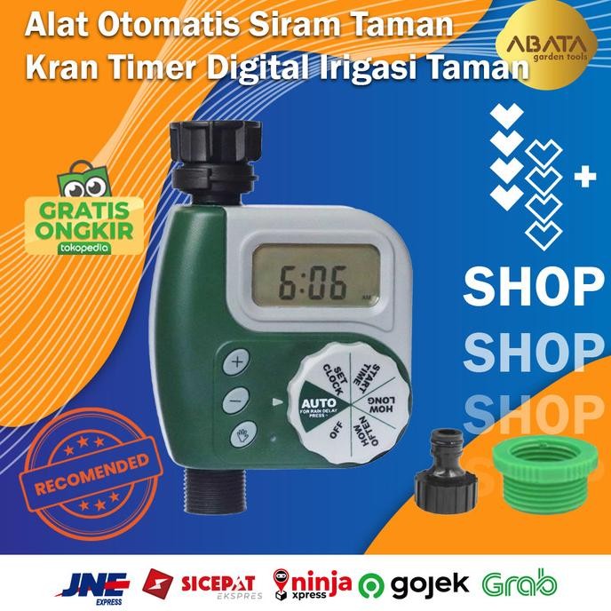 ALAT OTOMATIS SIRAM TAMAN DIGITAL TIMER KERAN AIR IRIGASI OTOMATIS AIR KRAN OTOMATIS TIMER IRIGASI A