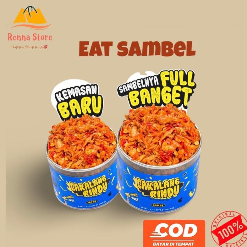 

Buruan Eat Sambel Ikan Cakalang Candu - Kemasan Icip 100Gr Mas Yangun High Quality