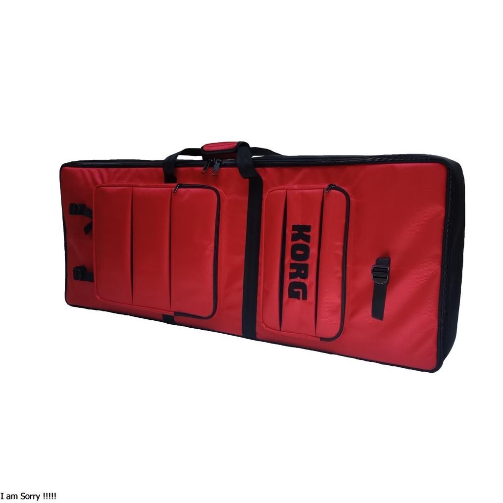 Serbuu Tas Keyboard Korg Pa50 Merah Hitam