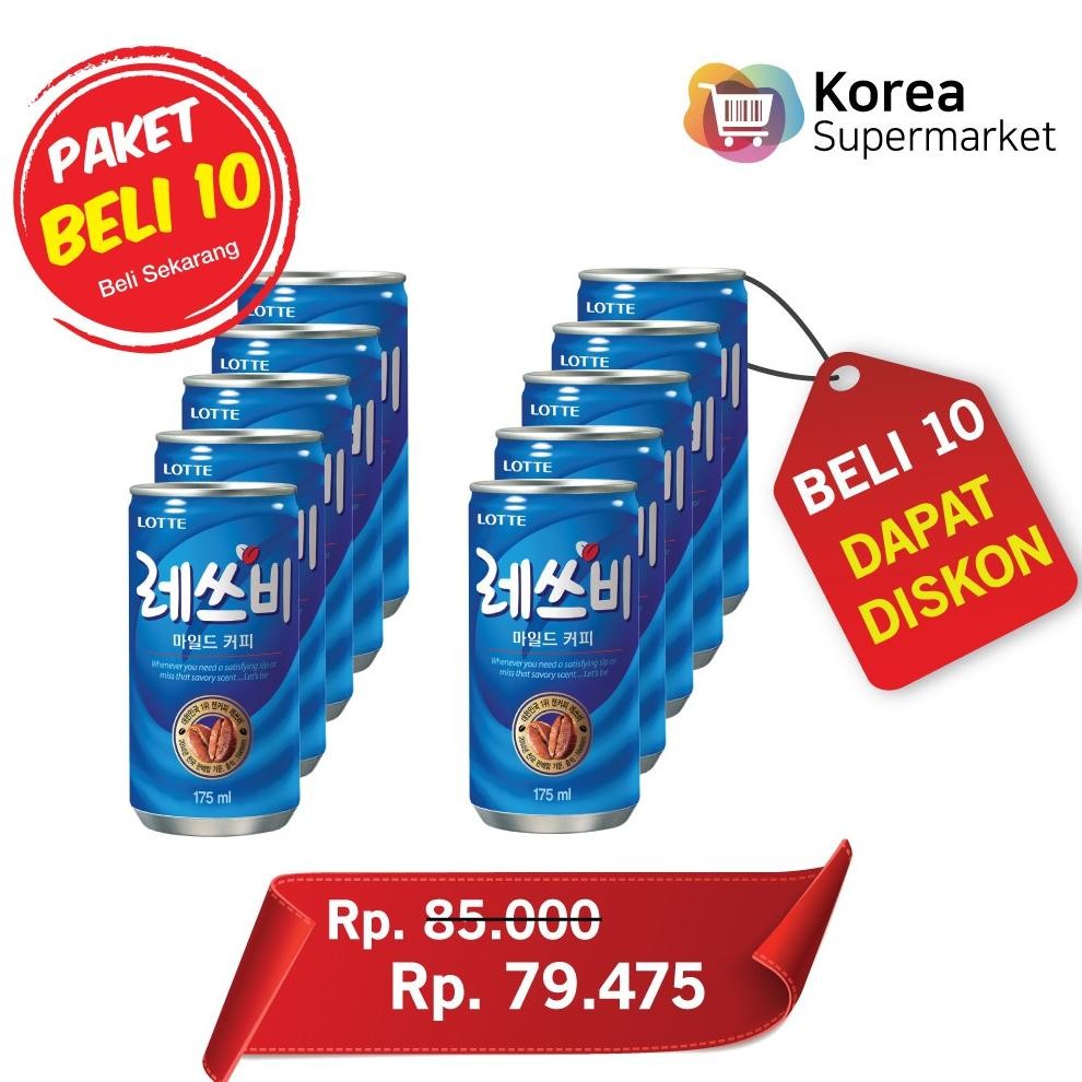 

Termurah Lotte Let'S Be Mild Coffee 175 Ml (10+Diskon)