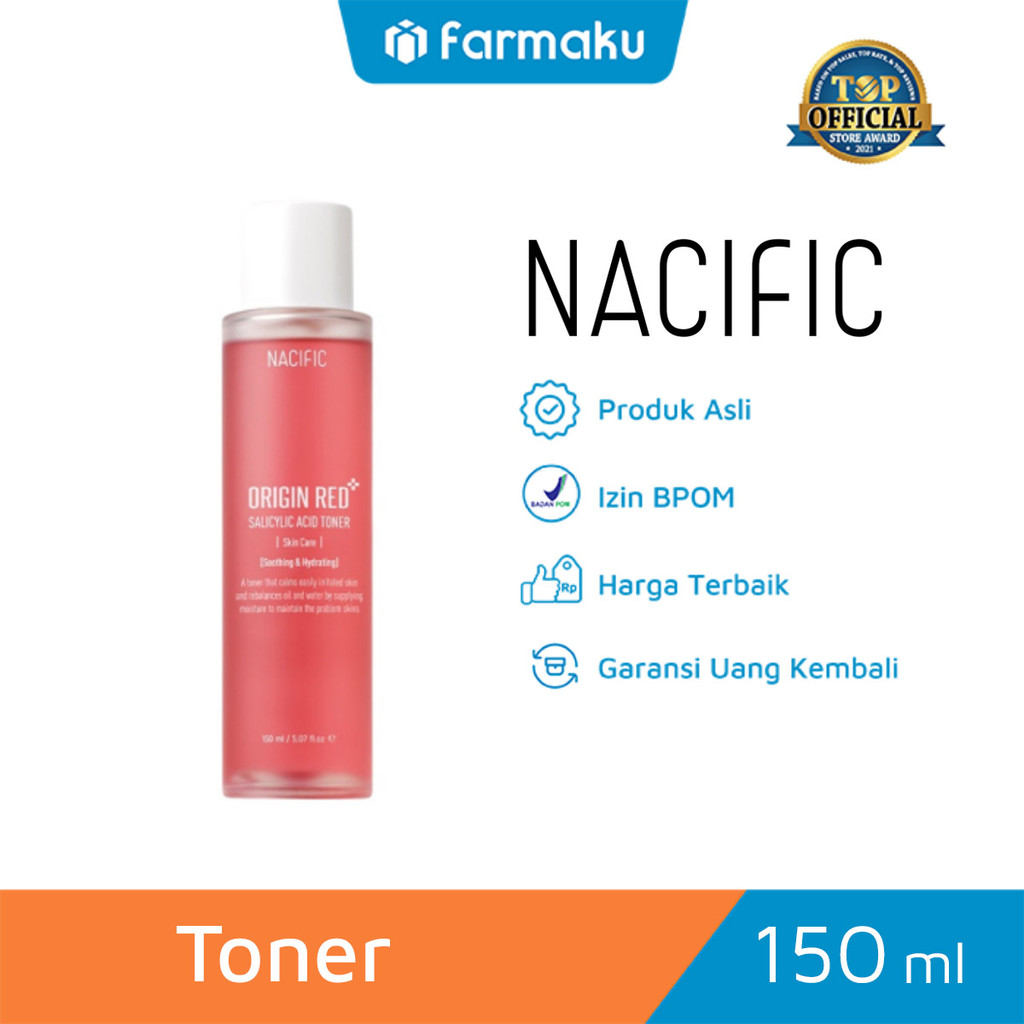 Nacific Origin Face Toner Red Salicylic Acid Toner Skincare 150 ml